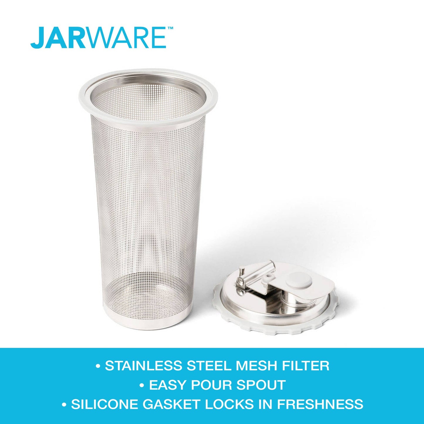 Tea Infuser for Wide Mouth Mason Jar