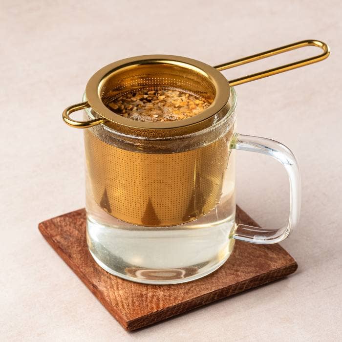Gold Stainless Steel Tea Infuser