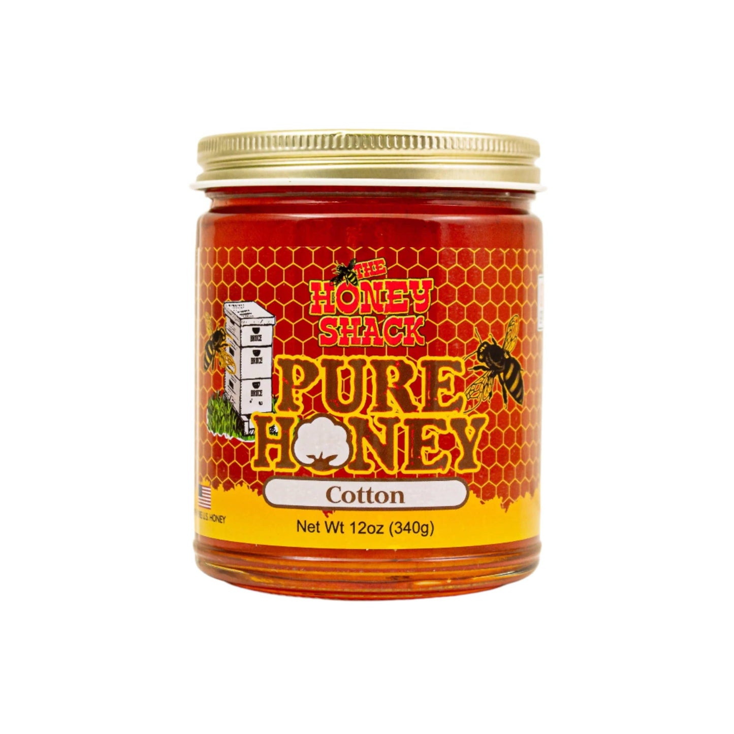Cotton Honey 12 oz Jar